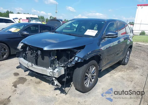 2017 Toyota Highlander Xle из США, поврежденный, VIN 5TDKZRFH4HS522686
